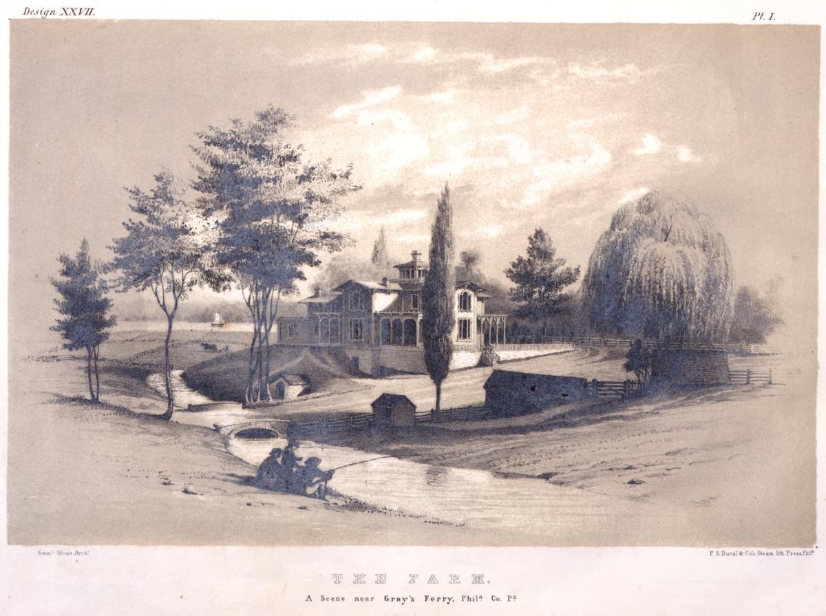 The Farm, A Scene near Gray's Ferry, Philadelphia County
